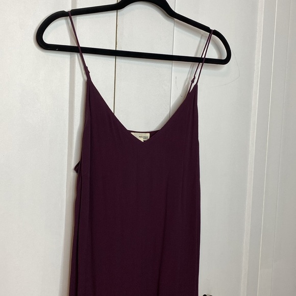 Wilfred Deep Purple Burgundy Thin Strap mini shift dress - VNeck - Med - - Picture 4 of 7